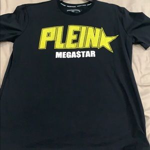 Philipp Plein Black TShirt with rhinestone detail